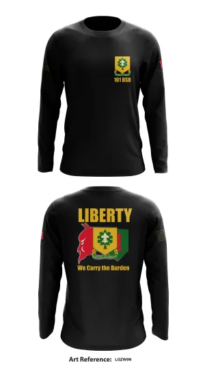 101st BSB Store 1 Core Men's LS Performance Tee - LGZW9n