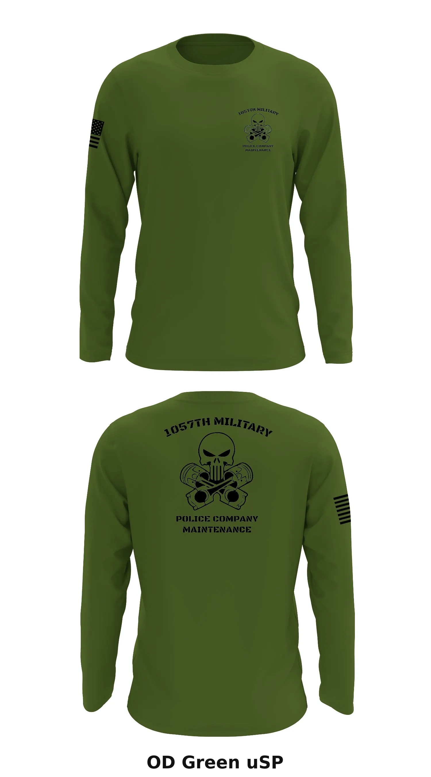 1057th Military Police Company Maintenance  Store 1 Core Men's LS Performance Tee - uSP