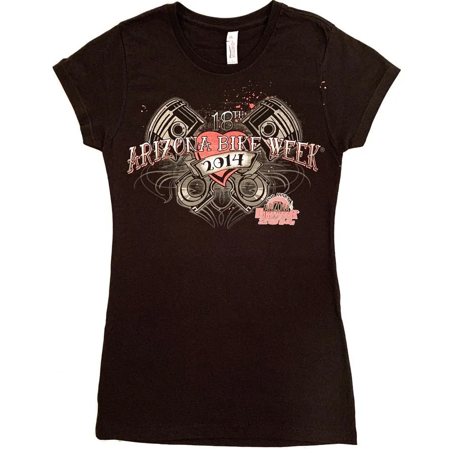 18th Annual 2014 Arizona Bike Week T-Shirt (WTS008)