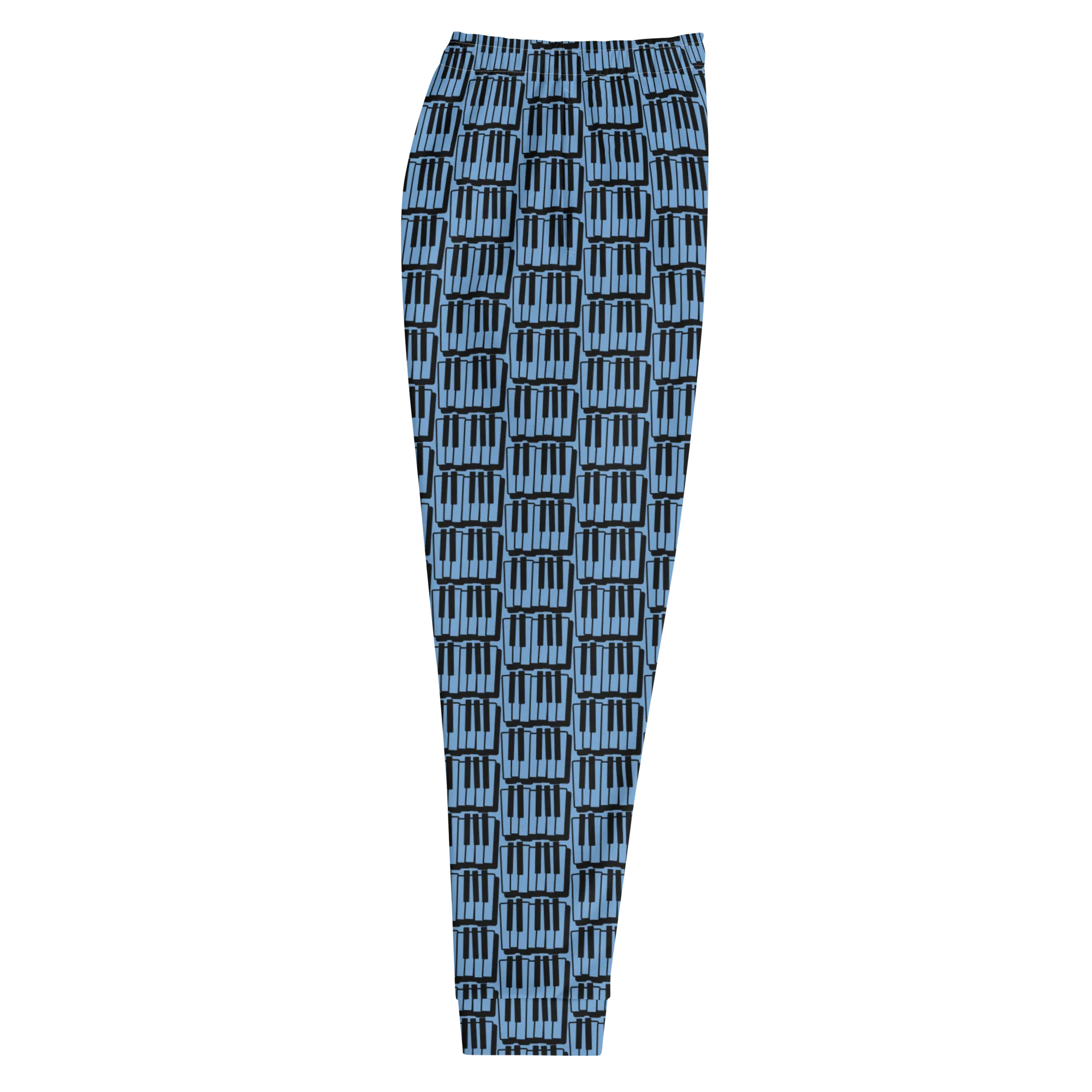 2-Tone Blue Piano Keys Men's Joggers