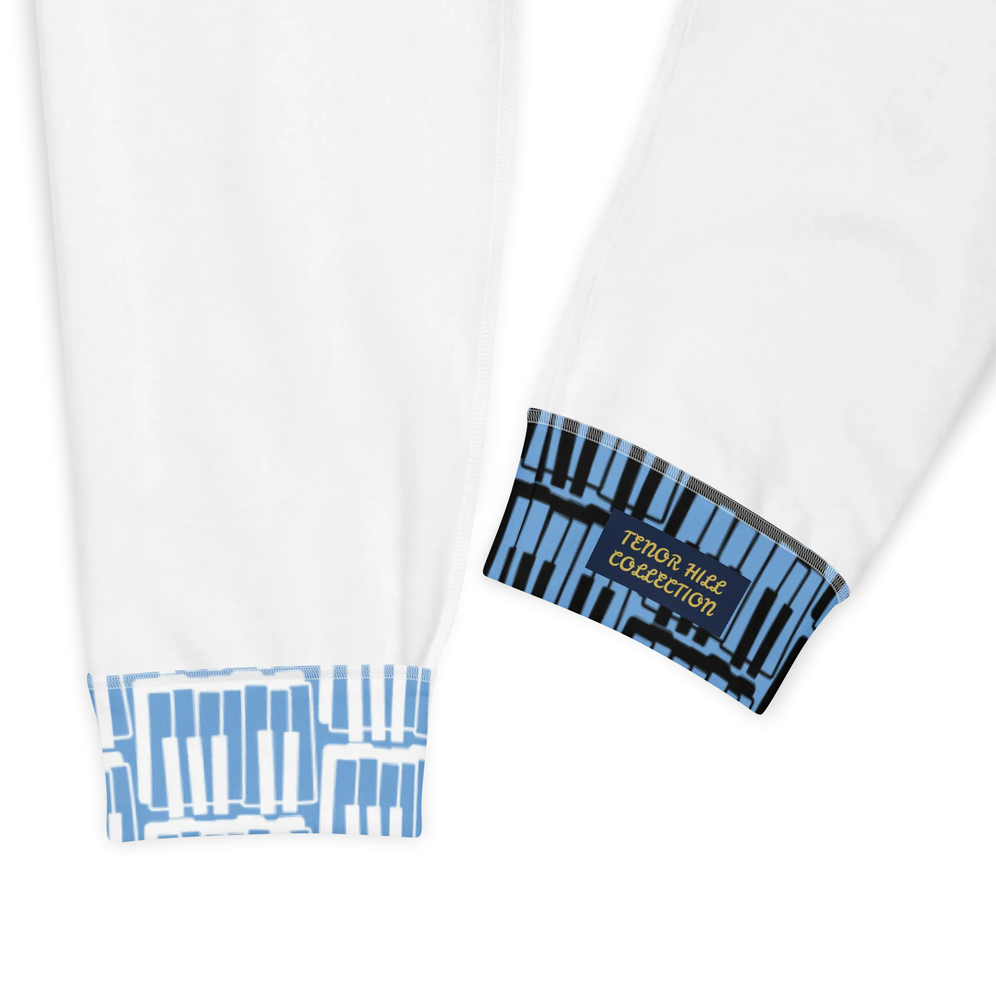 2-Tone Blue Piano Keys Men's Joggers