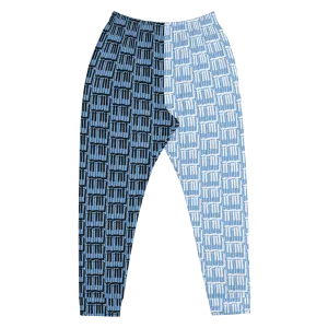 2-Tone Blue Piano Keys Men's Joggers