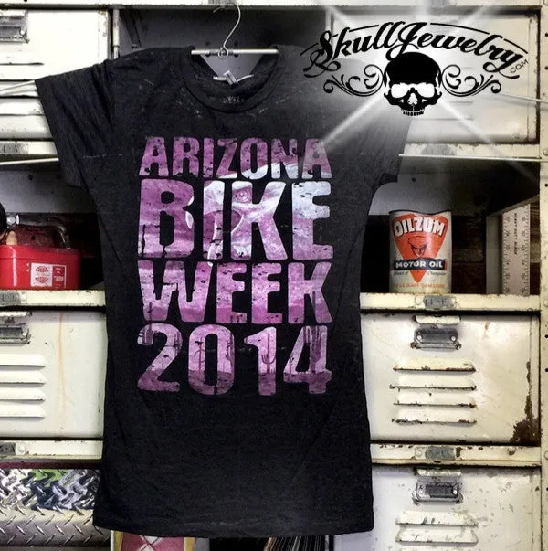 2014 Womens Arizona Bike Week Rally T-Shirt (wts001)