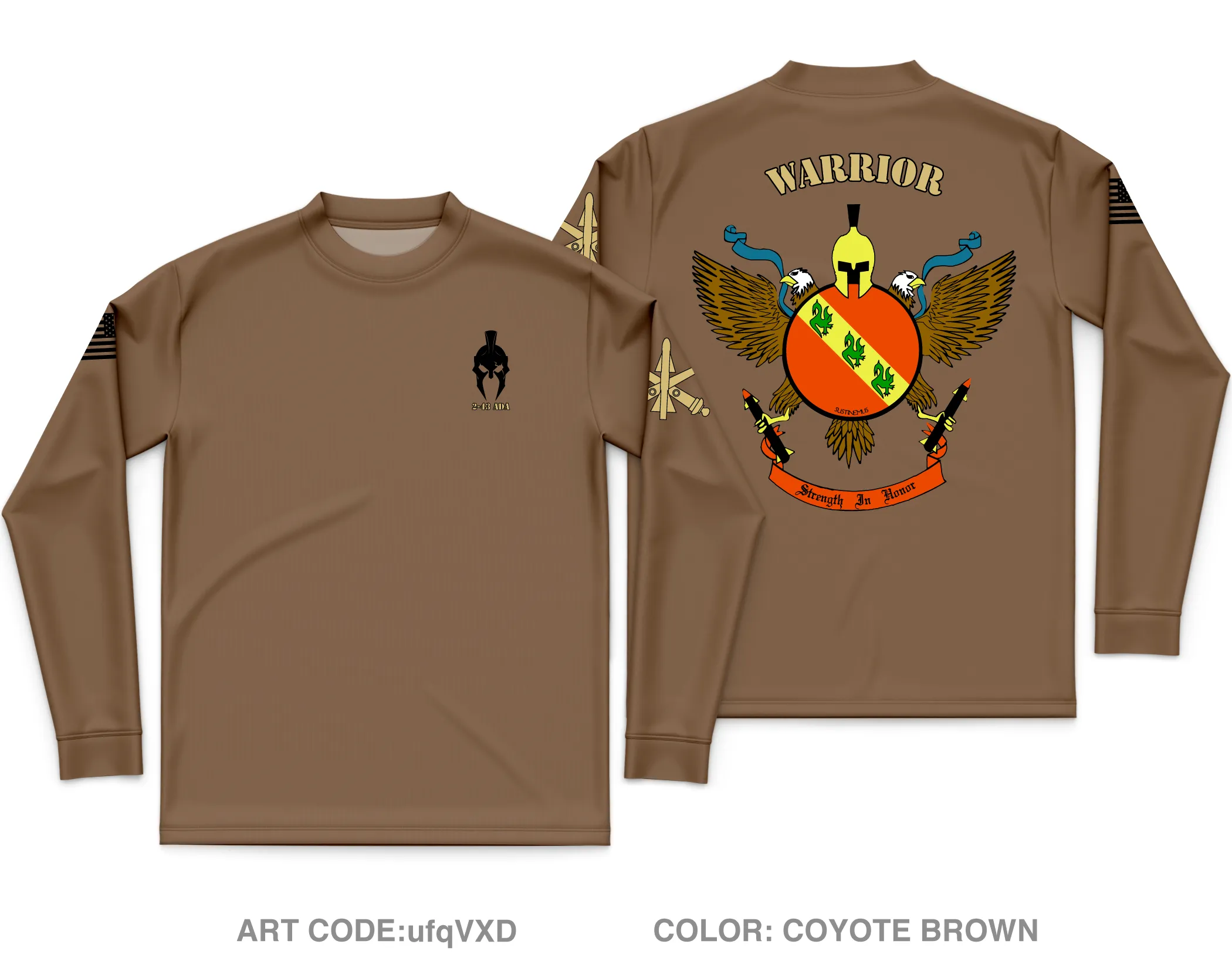 2d Battalion, 43d Air Defense Artillery Regiment Store 1 Core Men's LS Performance Tee - ufqVXD