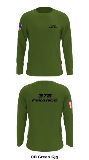 376 finance Store 1 Core Men's LS Performance Tee - GJg