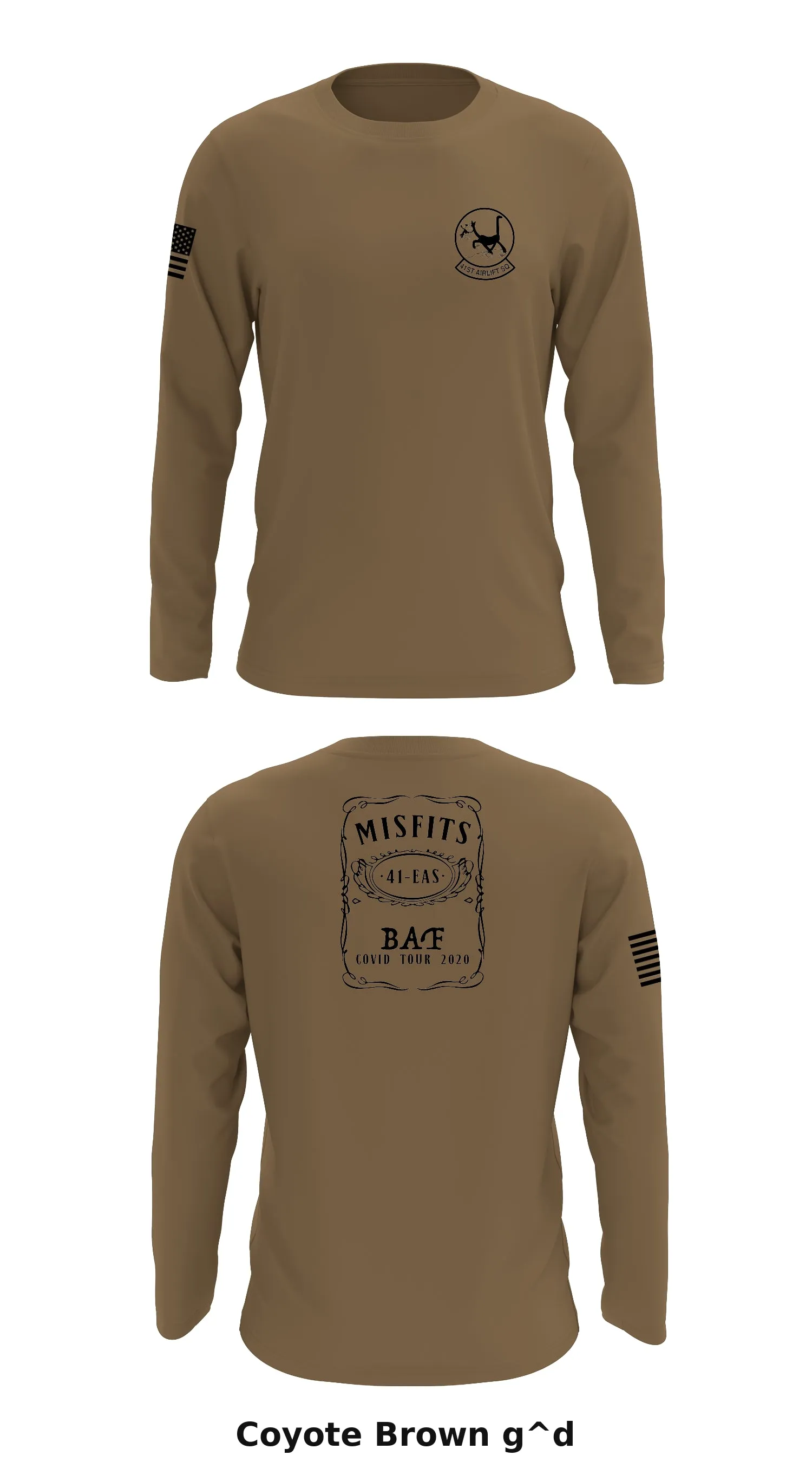41 EAS Store 1 Core Men's LS Performance Tee - g^d