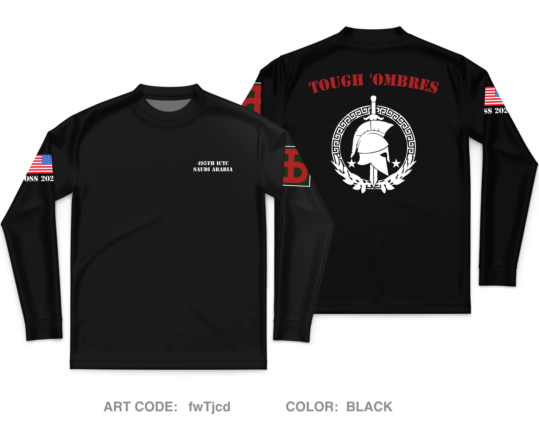 495th ICTC Core Men's LS Performance Tee - fwTjcd