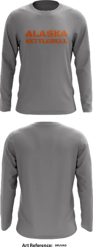 Alaska Kettlebell Store 1 Core Men's LS Performance Tee - 3Muvaq