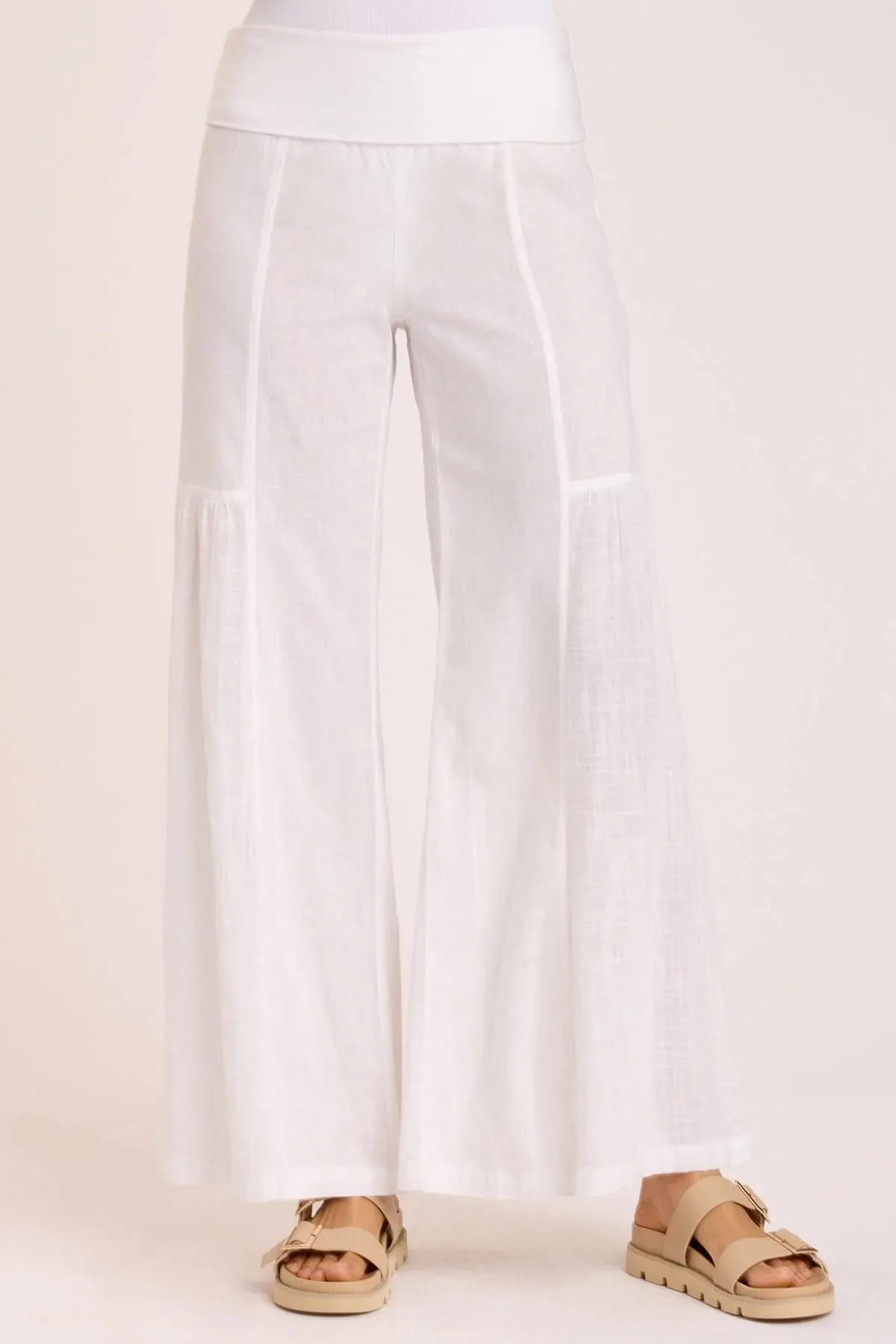 Allegra Pant - White FINAL SALE