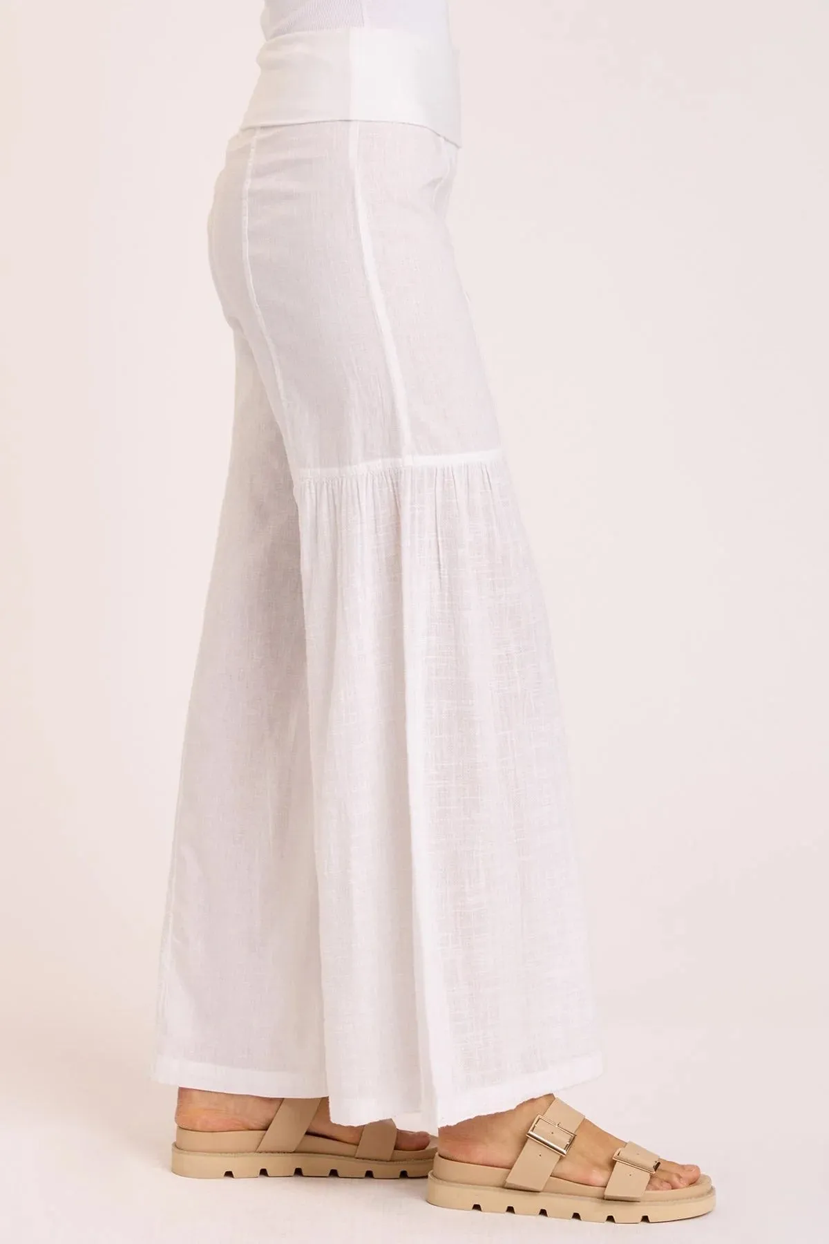 Allegra Pant - White FINAL SALE