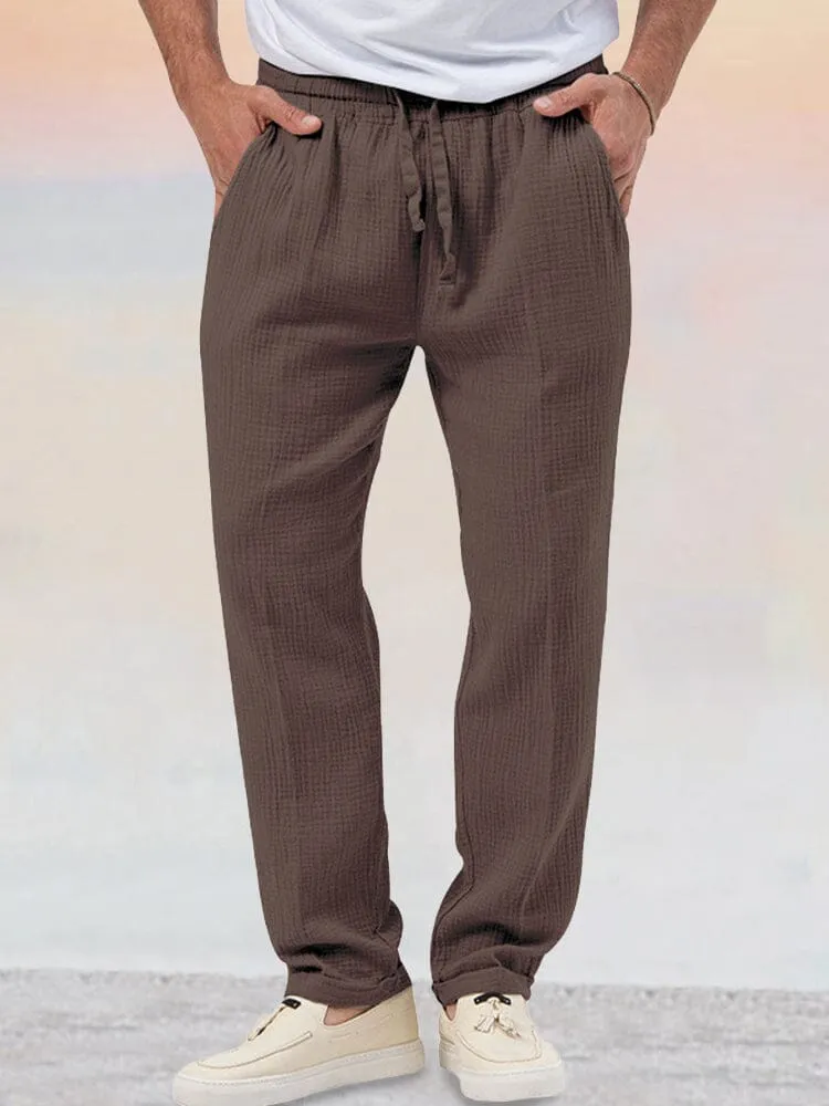 Avencea - Casual Cotton Linen Set for Men