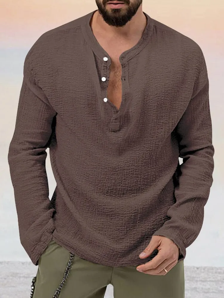Avencea - Casual Cotton Linen Set for Men
