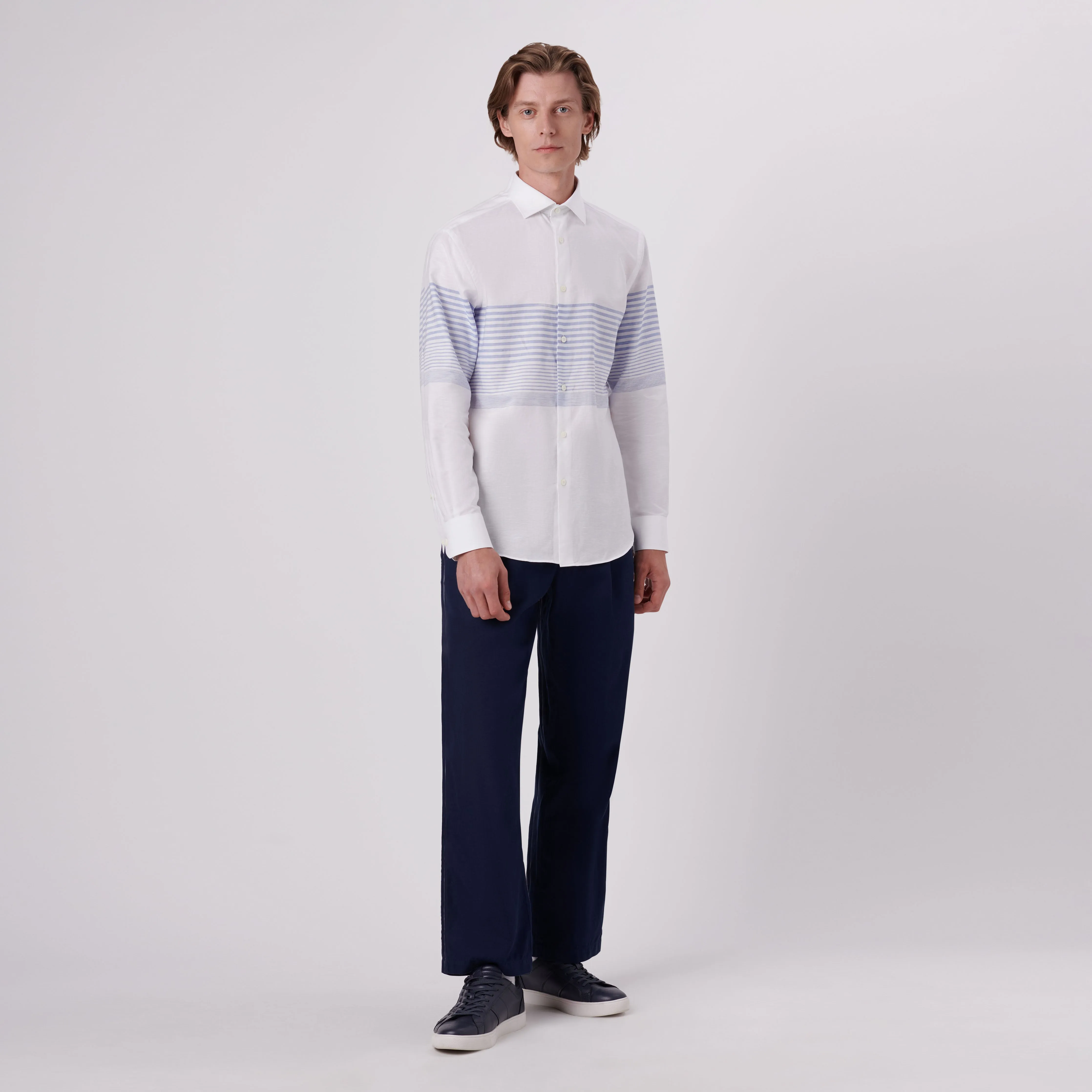 Axel Placement Striped Shirt