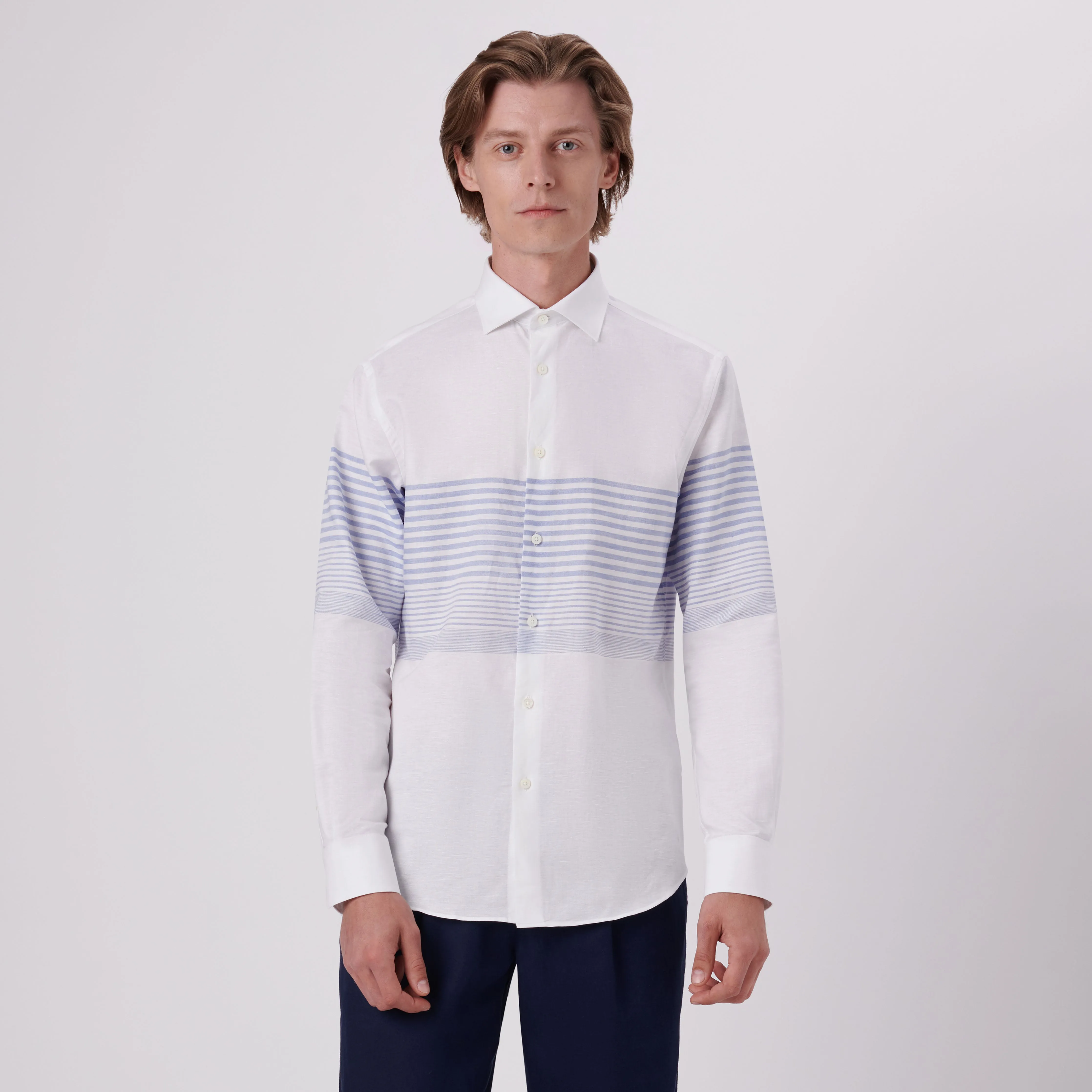 Axel Placement Striped Shirt