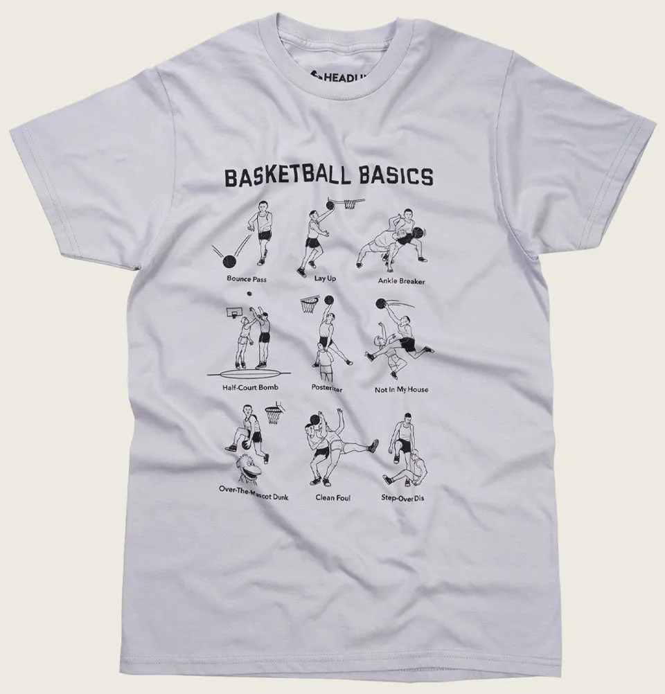 BASKETBALL BASICS Unisex t-shirt