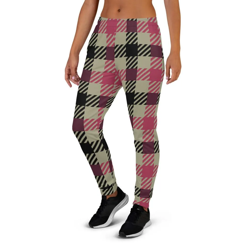 BirdGirls Mega Plaid Women's Joggers