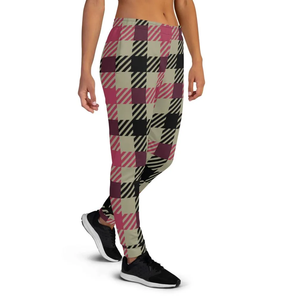 BirdGirls Mega Plaid Women's Joggers