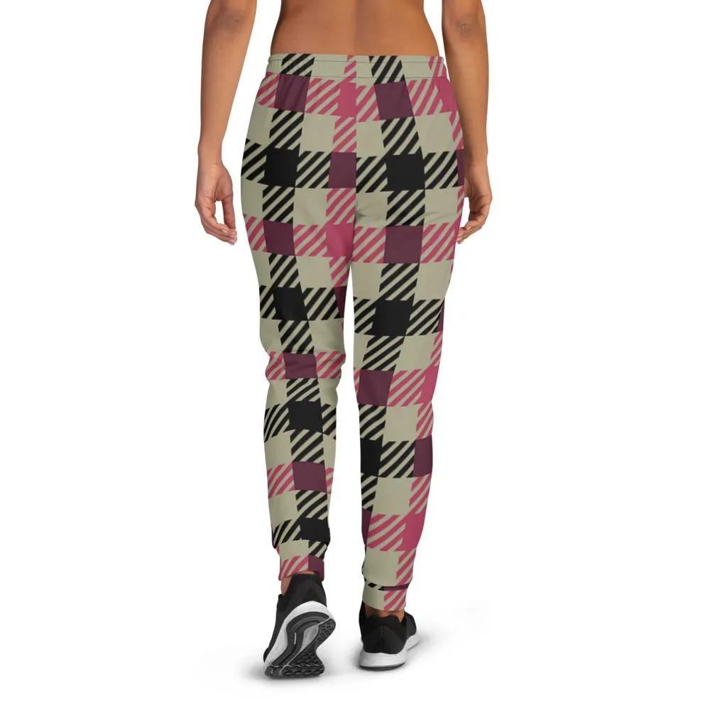BirdGirls Mega Plaid Women's Joggers