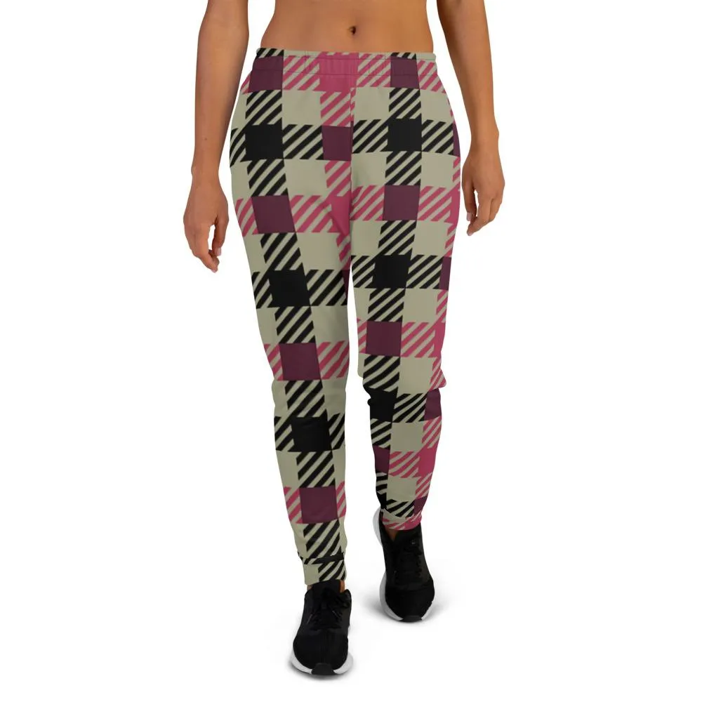 BirdGirls Mega Plaid Women's Joggers