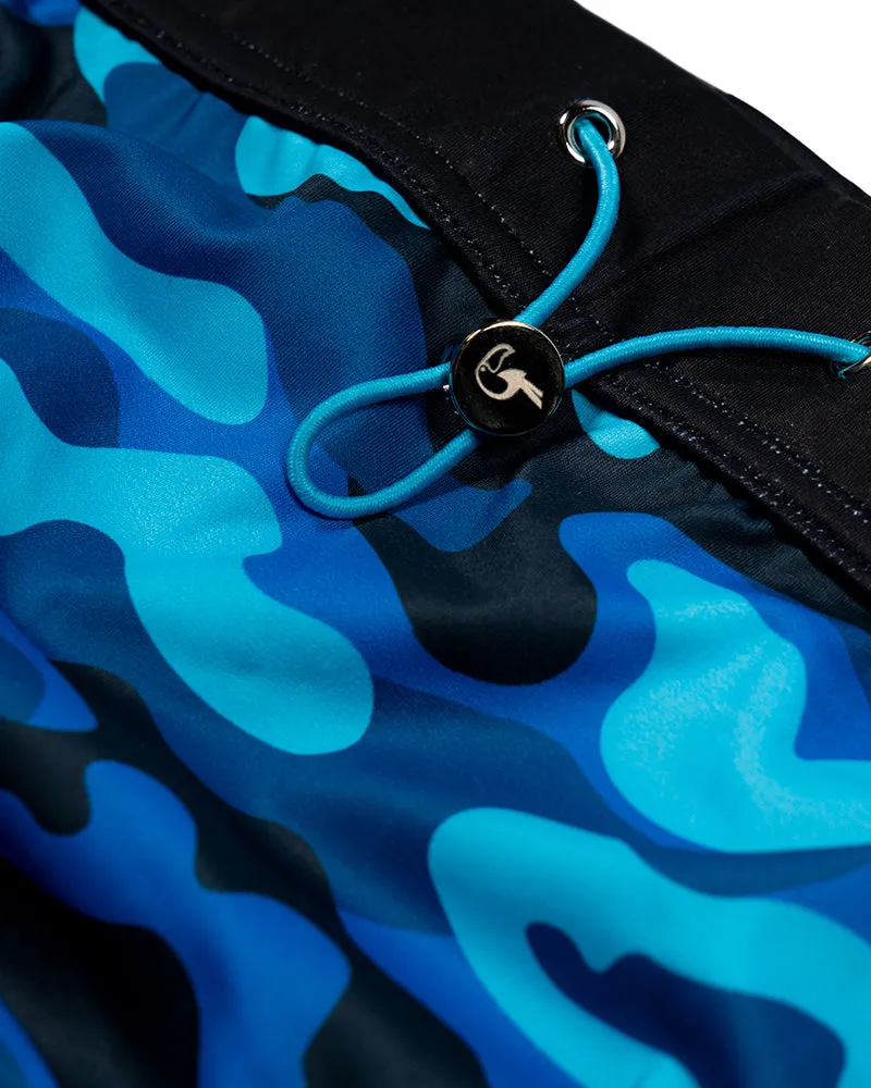 Blue Camo Swim Briefs