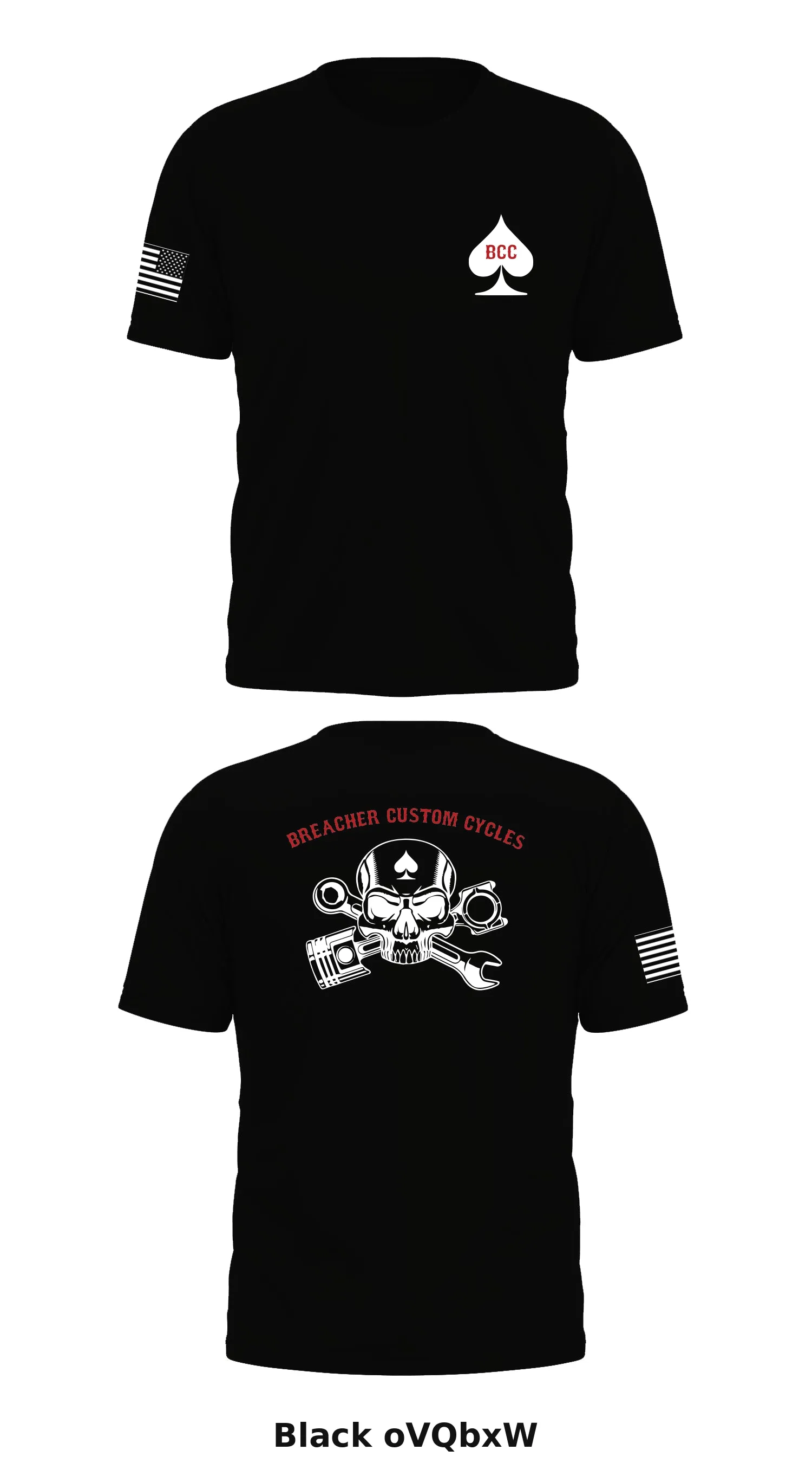 Breacher Custom Cycles Store 1 Core Men's SS Performance Tee - oVQbxW