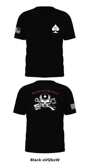 Breacher Custom Cycles Store 1 Core Men's SS Performance Tee - oVQbxW