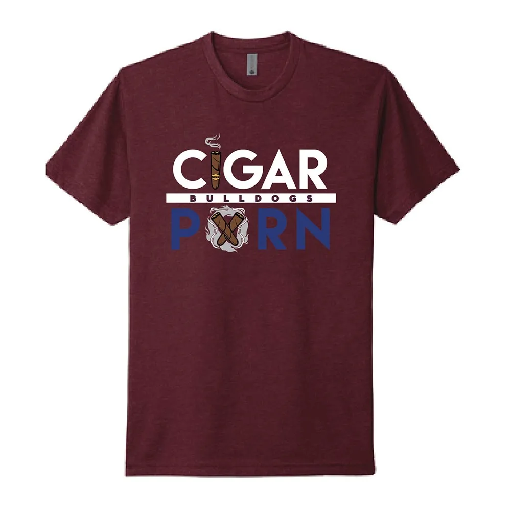 Burgandy Cigar Pxrn Men's Crew Neck T-Shirt