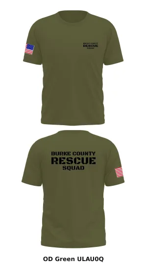 Burke County Rescue Squad Store 1 Core Men's SS Performance Tee - ULAU0Q