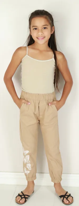 BUTTERFLY JOGGERS | KIDS SIZE 4-6X