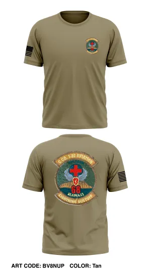 C Co, 3-25 AVN REGT, 25th CAB Store 1 Core Men's SS Performance Tee - JGrd3t