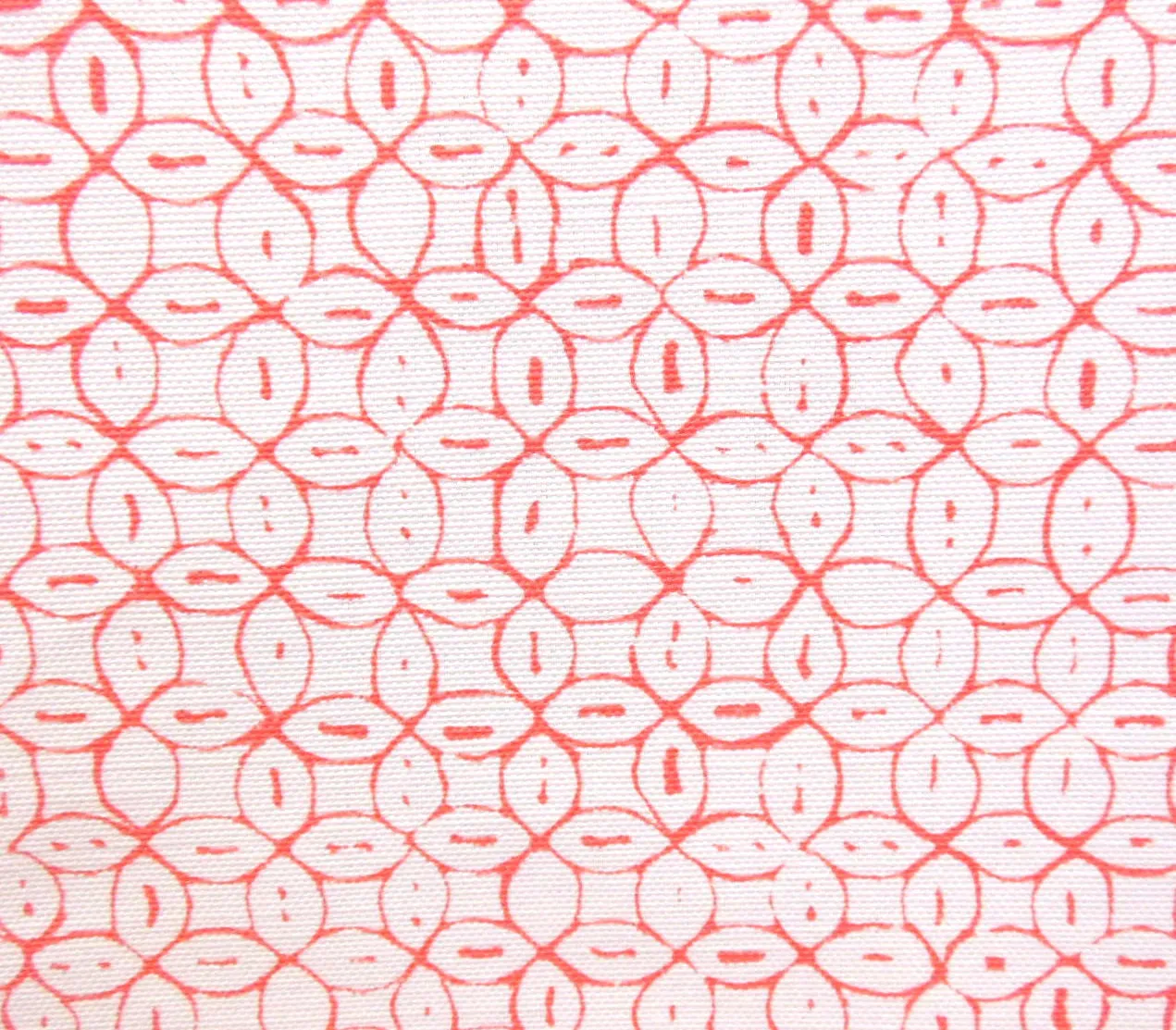 China Seas Fabric: Melong Batik - Custom Watermelon on White Belgian Linen / Cotton