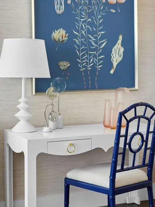 Chloe Side Chair - Navy Blue