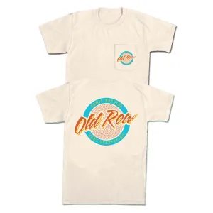 Circle Logo Pocket Short Sleeve T-Shirt in Ivory