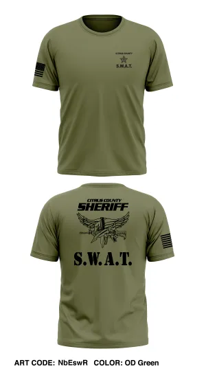 Citrus County SWAT Store 1 Core Men's SS Performance Tee - NbEswR