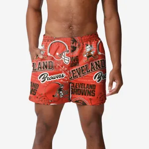 Cleveland Browns Logo Rush Swimming Trunks
