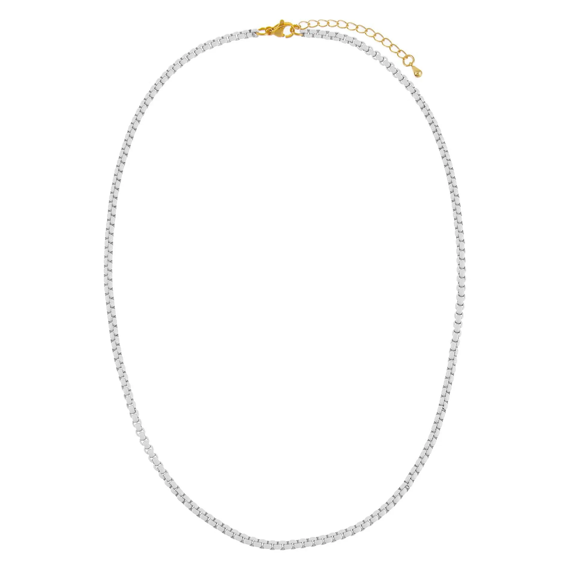 Colored Enamel Rope Chain Necklace
