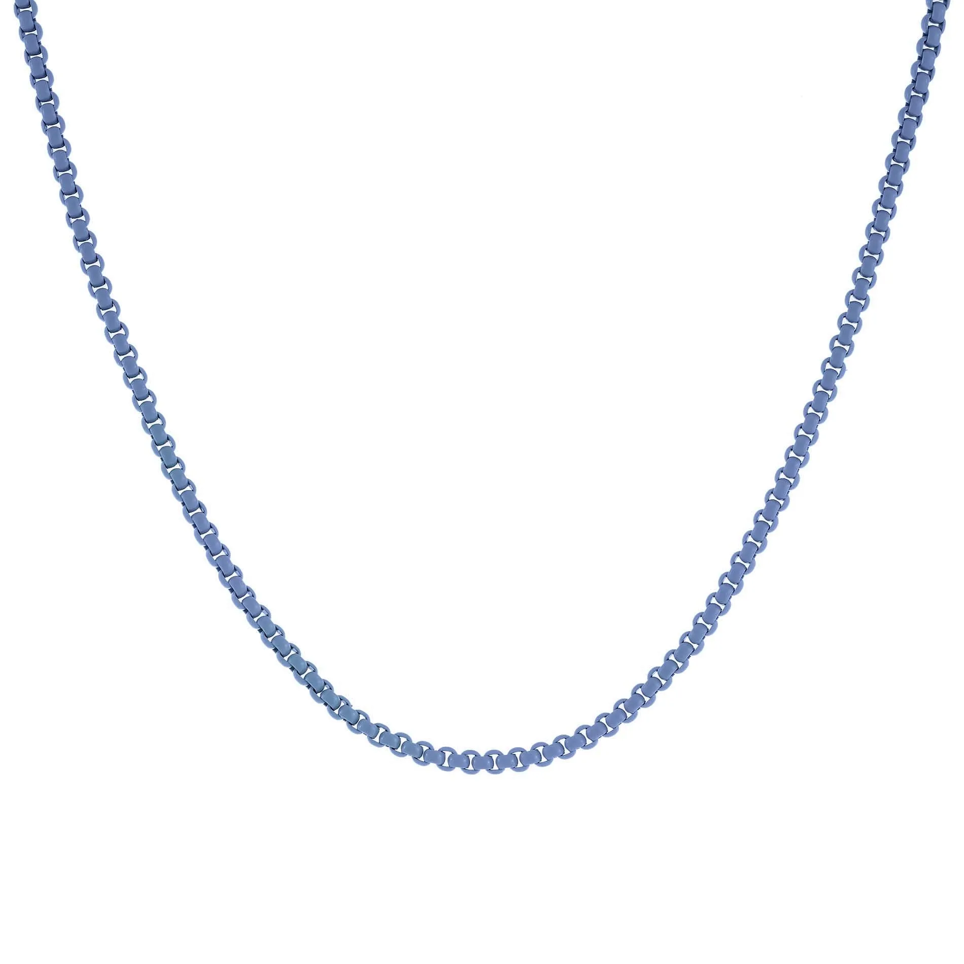 Colored Enamel Rope Chain Necklace