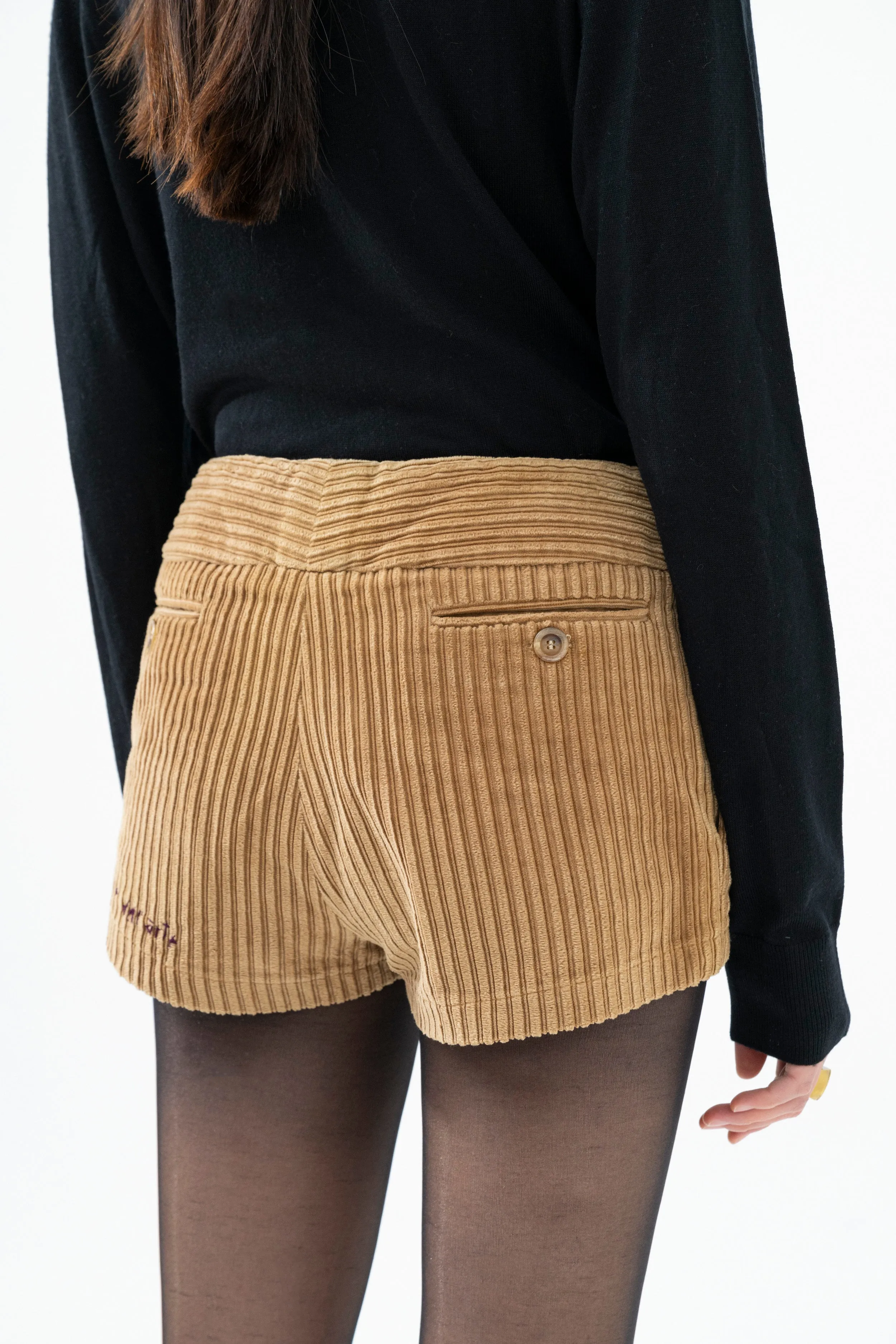 CORDUROY SHORT PANTS