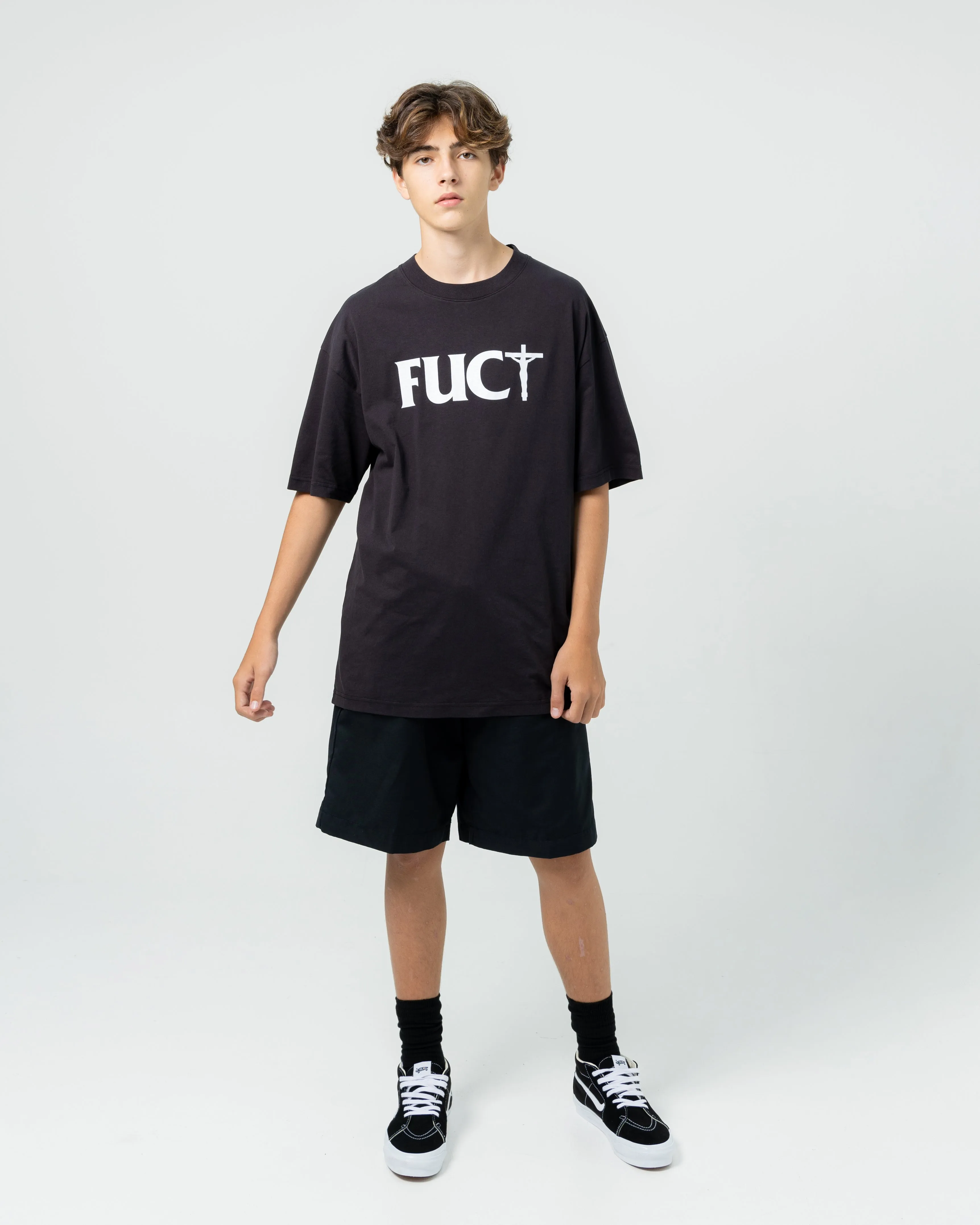 Crossed Tee | Orange