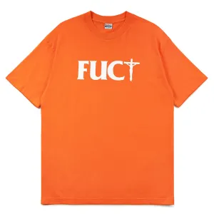 Crossed Tee | Orange