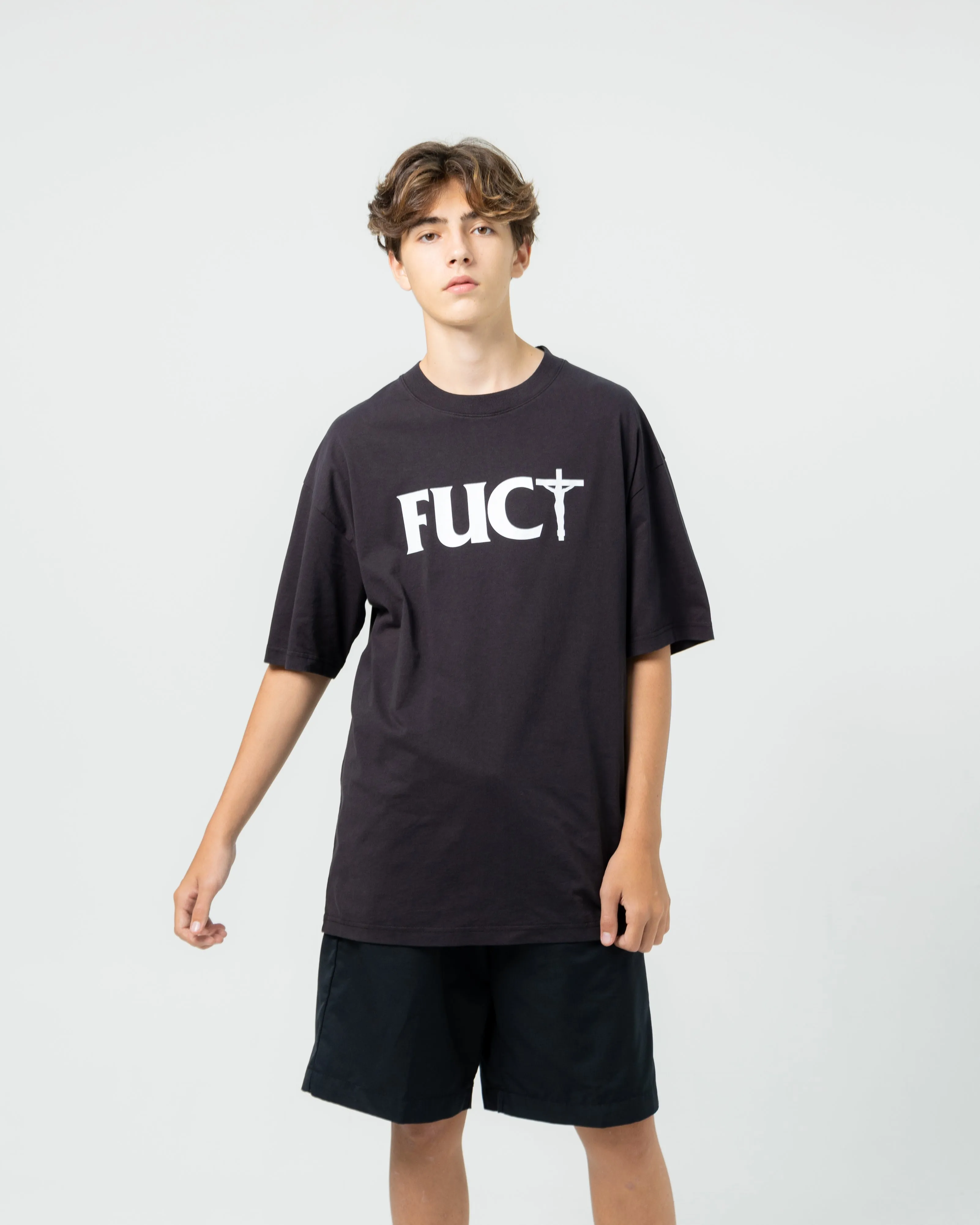 Crossed Tee | Orange