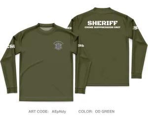 DCSO Crime Suppression Unit Store 1 Core Men's LS Performance Tee - AEpNdy