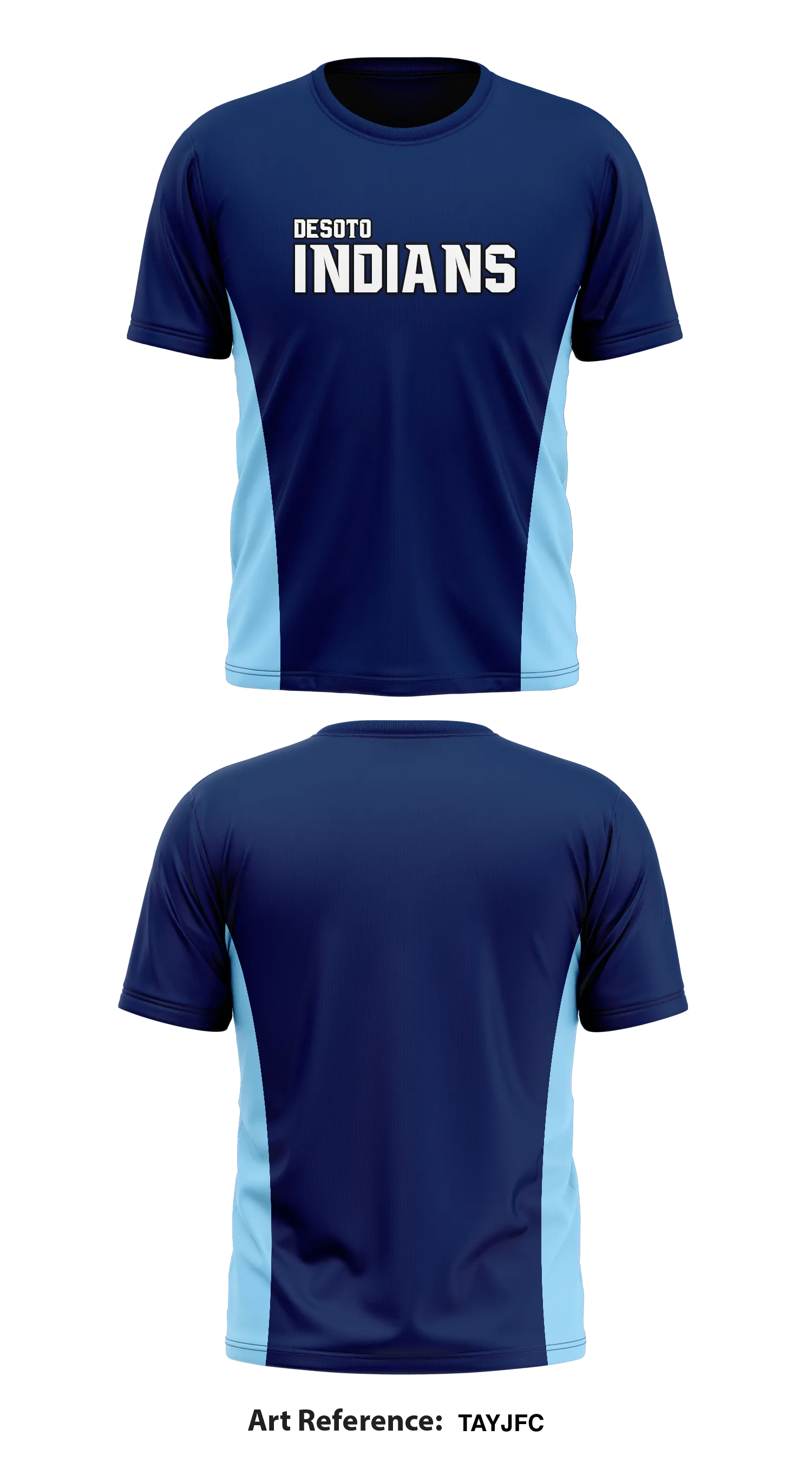 Desoto  Indians  Store 1 Core Men's SS Performance Tee - TAyjFC