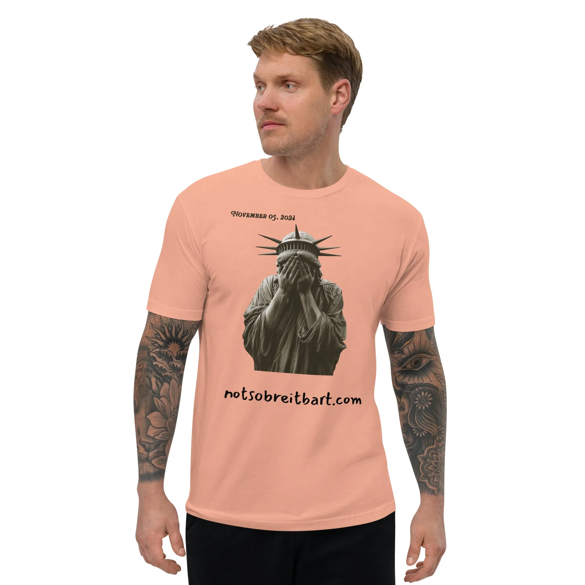 Despondent Liberty Men's fitted T-shirt