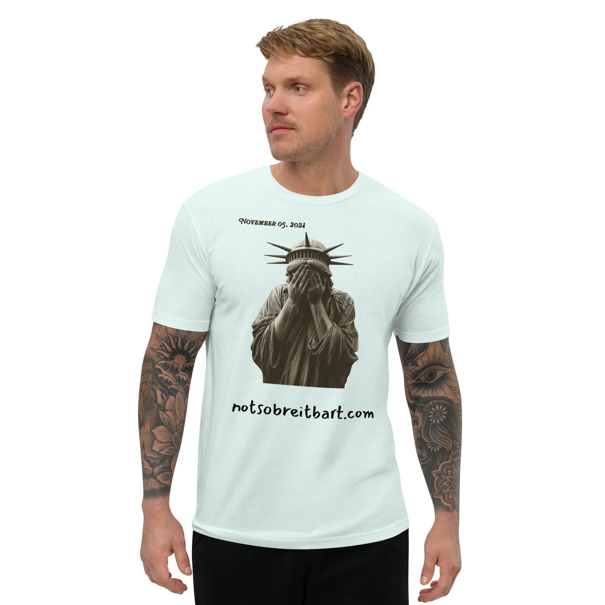 Despondent Liberty Men's fitted T-shirt