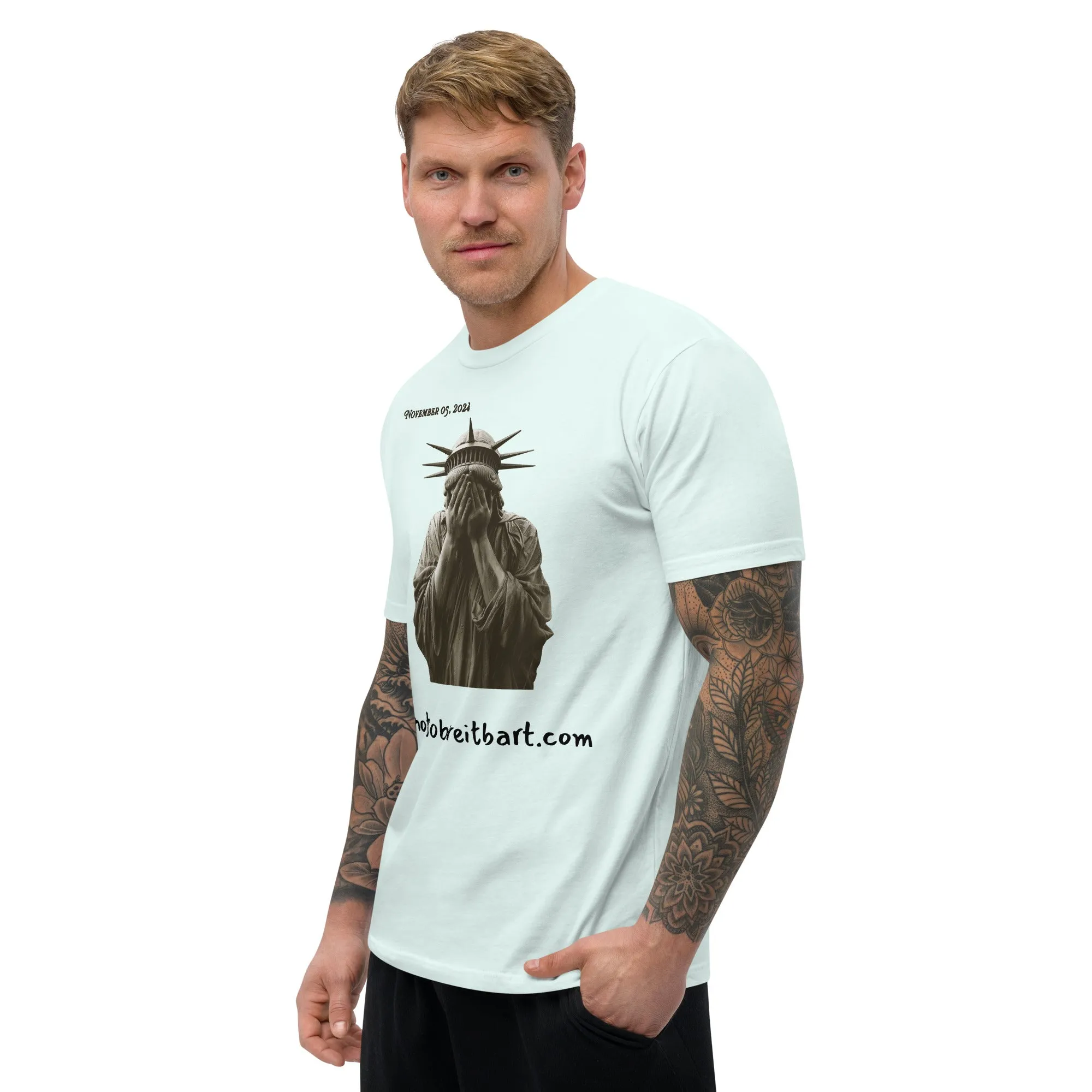 Despondent Liberty Men's fitted T-shirt