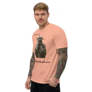 Despondent Liberty Men's fitted T-shirt