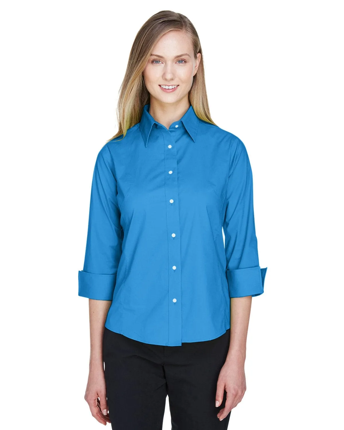 Devon & Jones Ladies Stretch Poplin Blouse