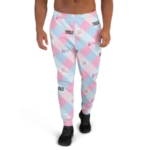 Disability Themed Small Patchwork (Men's Joggers) Pastel Colors