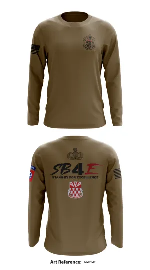 Echo Company “Spartans”, 307th AEB Store 1 Core Men's LS Performance Tee - Nmp5jF